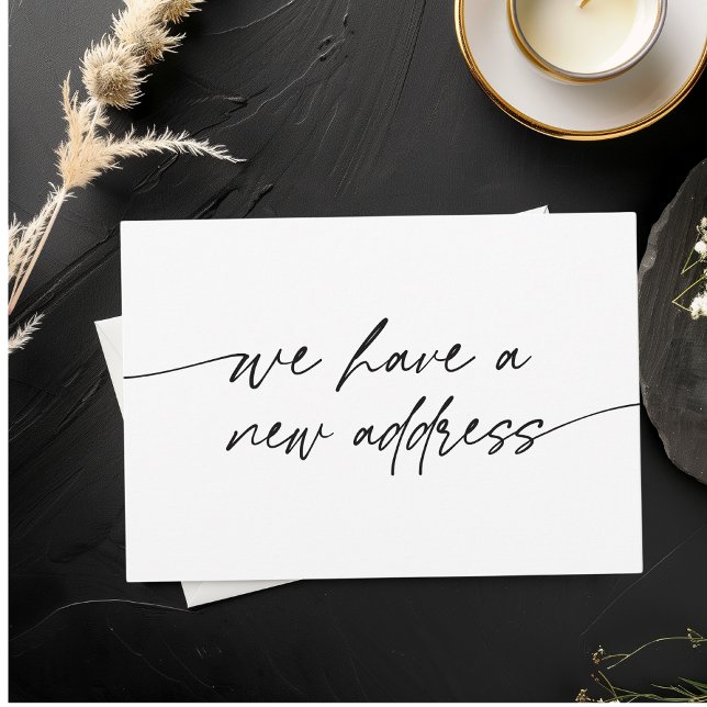 Anúncio Temos um novo roteiro elegante de endereço mínimo (Criador carregado)