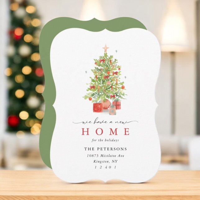 Anúncio Temos uma nova mudança de Natal em casa (Criador carregado)