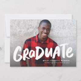 Anúncio Tendência moderna de um formando a negrito