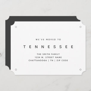 Anúncio Tennessee New Home Mudamos o lançamento