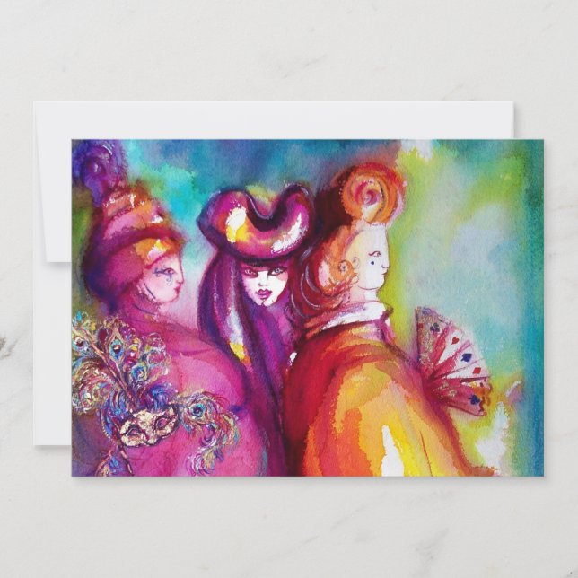 Anúncio TERCEIRA Bola de mascarada MÁSCARA,azul-amarelo-ou (Frente)