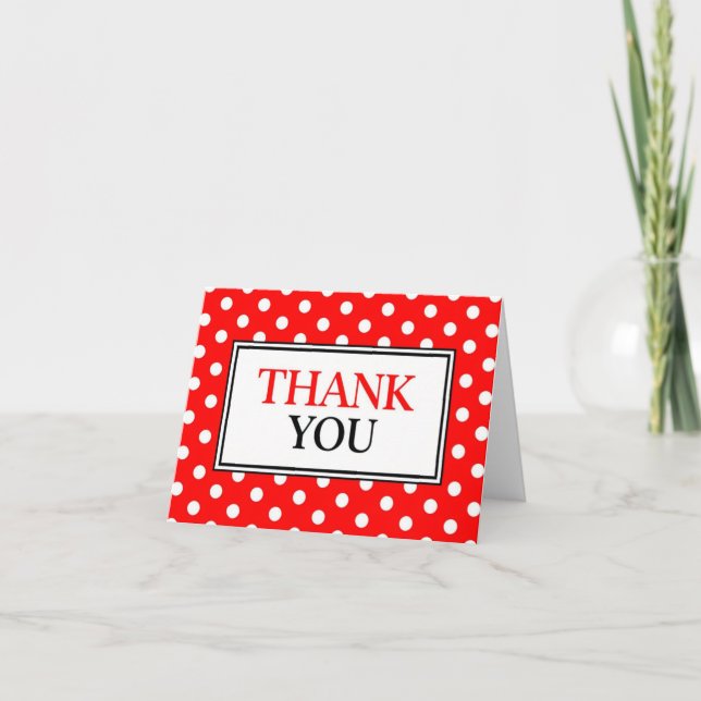 Anúncio Thank You Card (Frente)