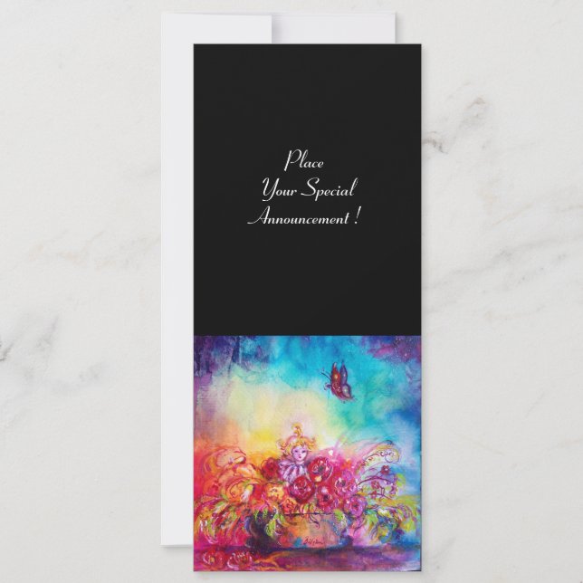 ANÚNCIO THUMBELINA, FLOWER BASKET E BUTTERFLY (Frente)