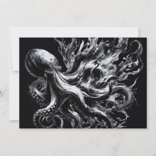 Anúncio Tinta Abstrata Fluido Polvo Kraken