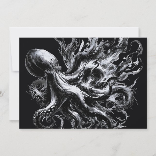Anúncio Tinta Abstrata Fluido Polvo Kraken (Frente)