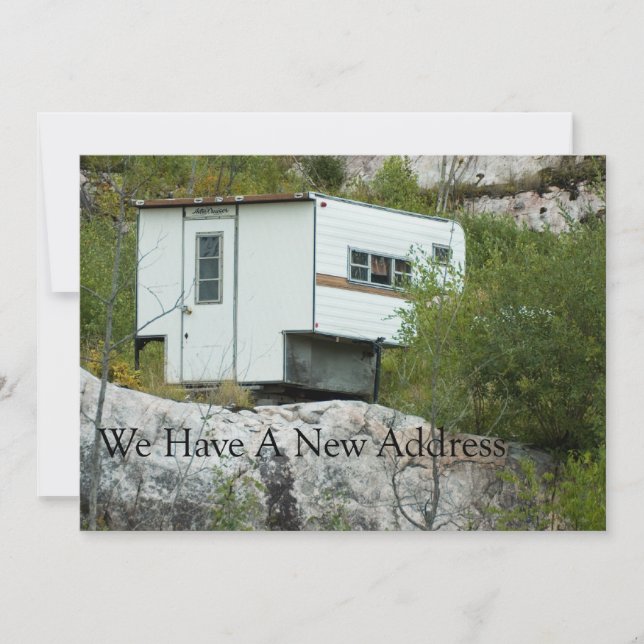 Anúncio Transferência de Endereço Privada Engraçada - Camp (Frente)