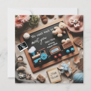 Anúncio Trem De Anunciamento De Gravidez Pensado, Mídia So