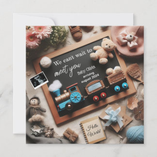 Anúncio Trem De Anunciamento De Gravidez Pensado, Mídia So