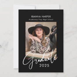 Anúncio Trendy Chic 2 Photos Graduation Open House