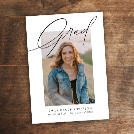 Anúncio Trendy Orçamento Calliografia Três Graduação Fotog