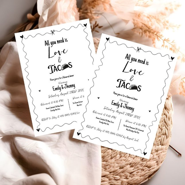 Anúncio Tudo o que você precisa é de amor e tacos. (Criador carregado)