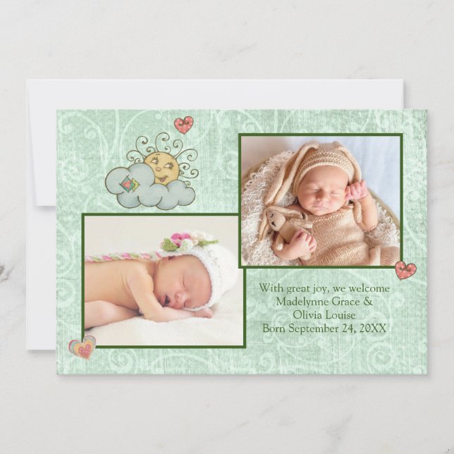 Anúncio Twins Folk Art Green (Frente)