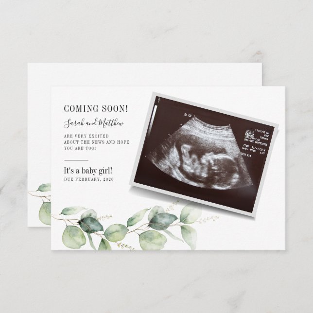 Anúncio Ultrassons Eucalyptus Gravidez (Frente/Verso)