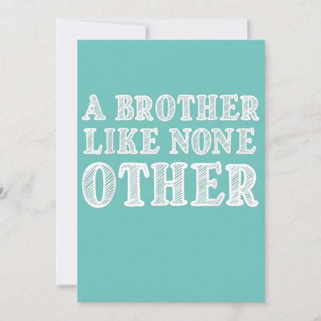 Anúncio Um Irmão Como Nenhum Outro Dia de os namorados Eng (Frente)