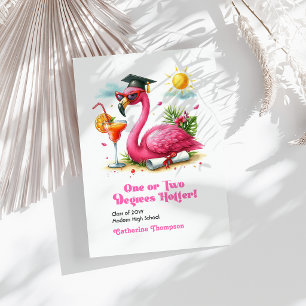Anúncio Um ou Dois Graus Mais Quente Graduação Flamingo