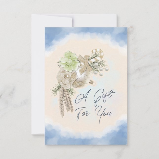 Anúncio Um presente para você anunciar (Frente)