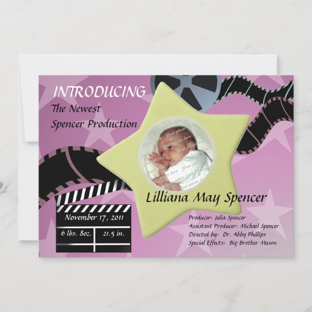 Anúncio Uma Estrela é Nascer/ Rosa (Frente)