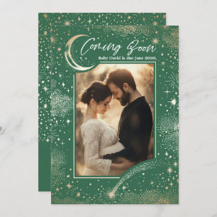 Anúncio Uma Noite Estelar Celestial Em Breve Foto Gravidez