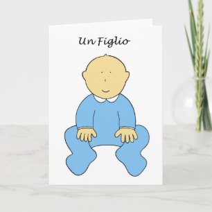Anúncio Un Figlio é um menino novo em italiano