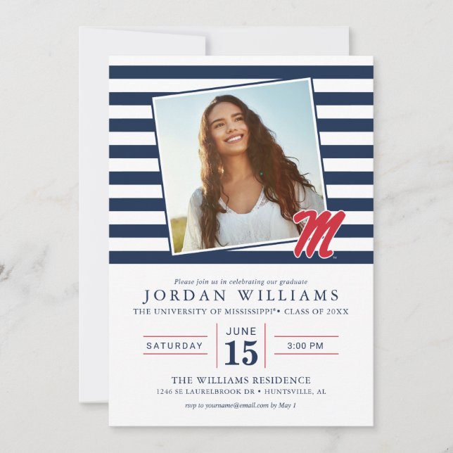 Anúncio Universidade do Mississippi | Script M (Frente)