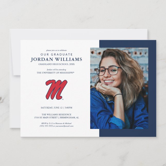 Anúncio Universidade do Mississippi | Script M (Frente)