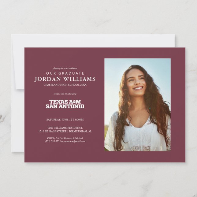 Anúncio Universidade do Texas A&M - San Antonio (Frente)