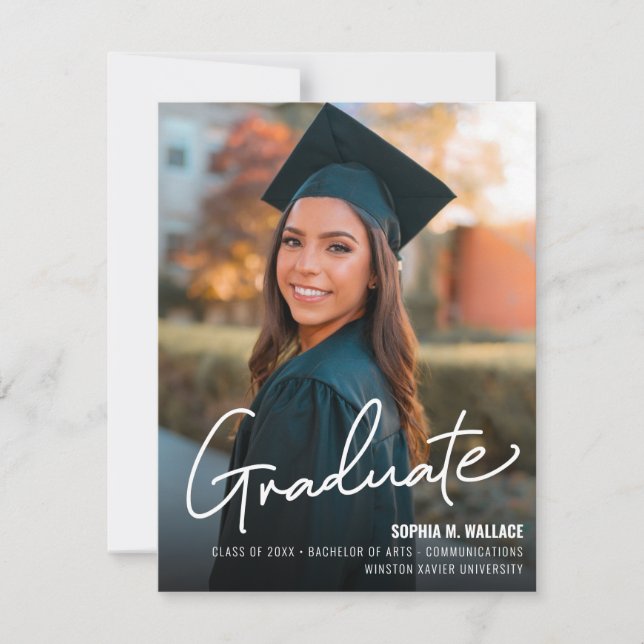 Anúncio Universidade Moderna Graduado Turma de Fotografia  (Frente)