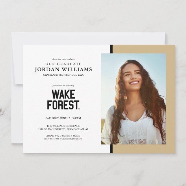 Anúncio Universidade Wake Forest | Wake Forest (Frente)