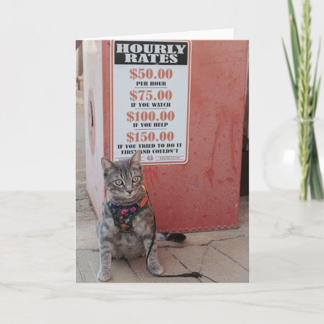 Anúncio Vai Te Custar Notecard (Frente)