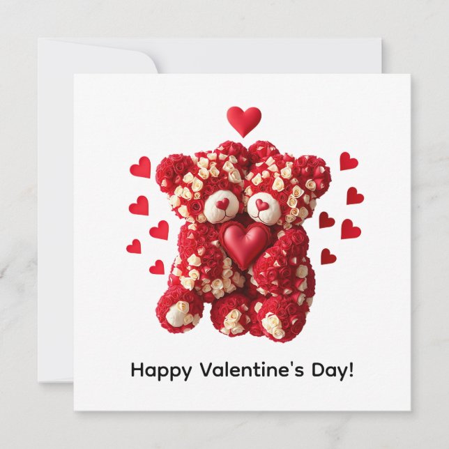 Anúncio Valentine's Day Card: Loveheart Bears (Frente)