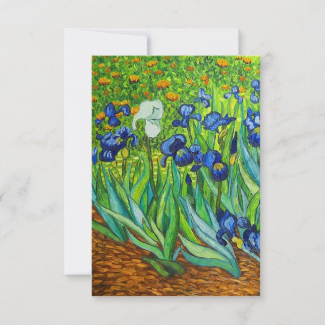 Anúncio Van Gogh Irises (Frente)