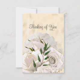 Anúncio Vazio, Douradas rosas brancas pensando em você