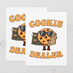 Anúncio Vendedor de Biscoitos Cozimento Divertido