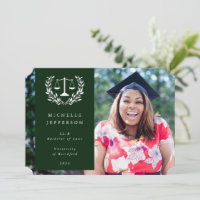 Verde Escuro + Lei Branca Escala Laurel Wreath Fot