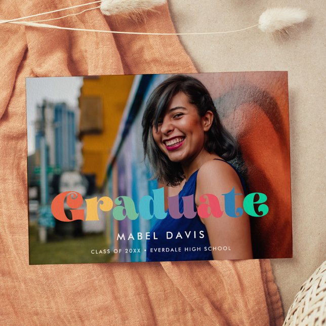 Anúncio Vintage 70s Graduação de fotos (Criador carregado)