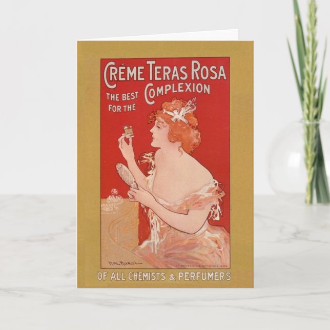 Anúncio Vintage Beauty Advertisement (Frente)