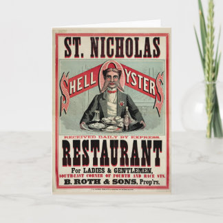 Anúncio Vintage de Ostras de Shell