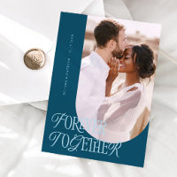 Vintage Elegance Teal Weding Forever Junto