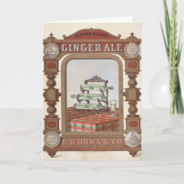 Anúncio Vintage Para Belfast Ginger Ale. 2 (Frente)