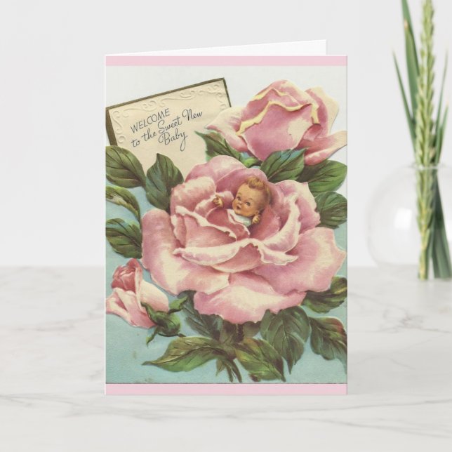 Anúncio Vintage - Welcome to the Sweet New Baby, (Frente)