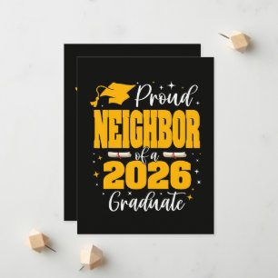 Anúncio Vizinho Orgulhoso De Um Graduado Da Turma De 2026