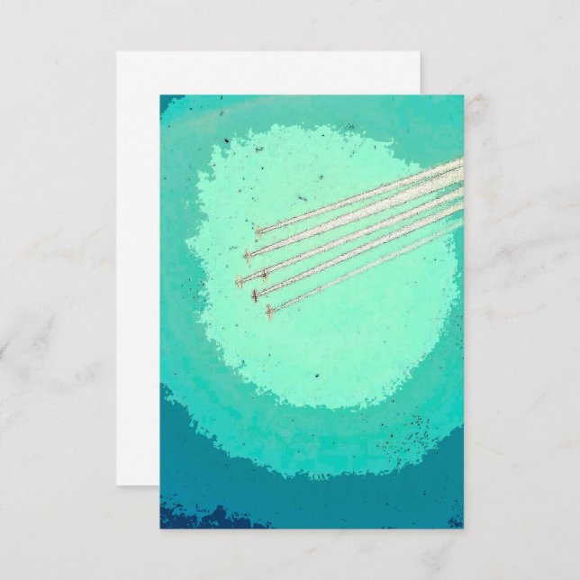 Anúncio Voo do avião (Frente/Verso)