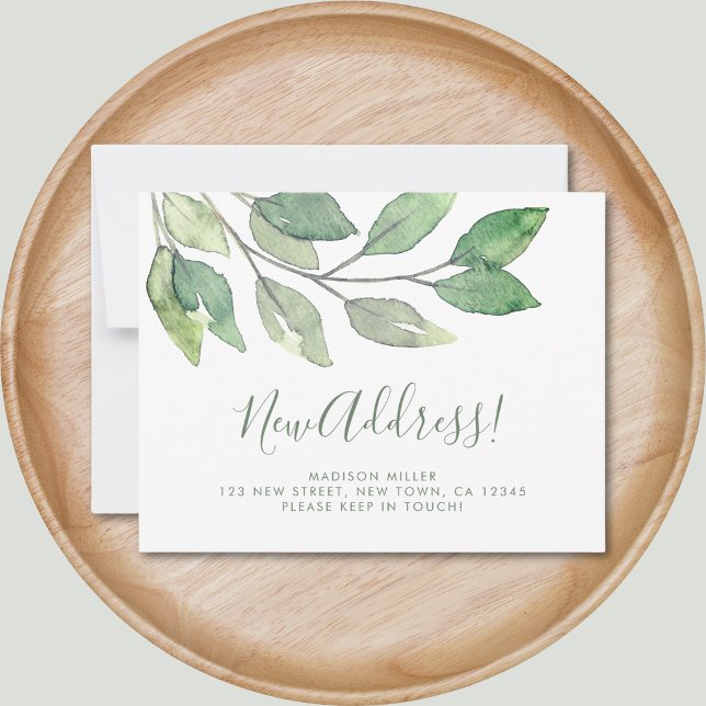 Anúncio Watercolor New Address Moving (Criador carregado)