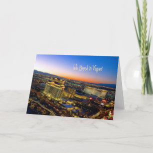 Anúncio We Eloped in Vegas! Card