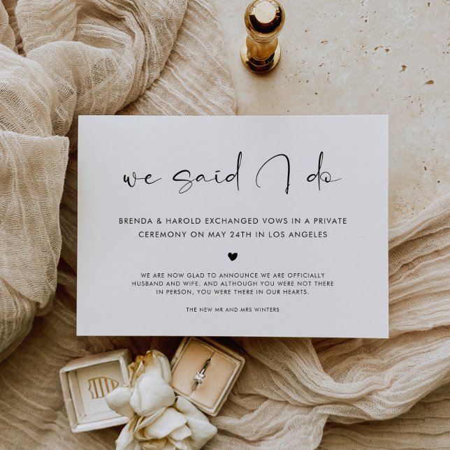 Anúncio We Said I Do Wedding (Criador carregado)