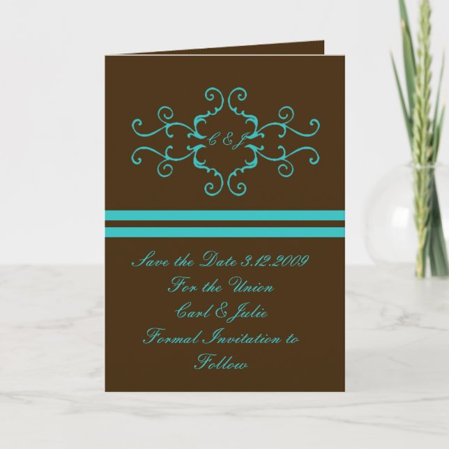 Anúncio Wedding In Elegance Greeting Card (Frente)