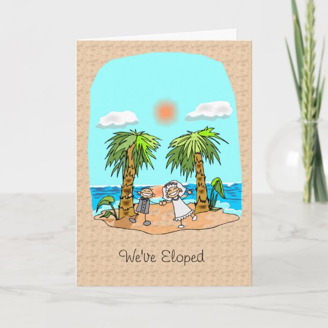 Anúncio We've Eloped Announcement (Frente)