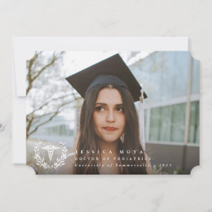 Anúncio White Caduceus Medical School 2 Graduação de Fot