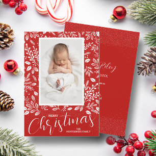 Anúncio White Deixa Foto Vermelha Nascimento de Natal