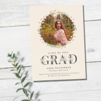 Wildflower High School Graduation Announcement